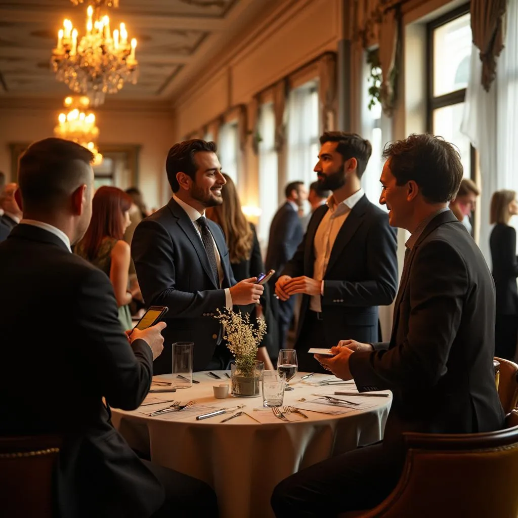Evento de networking financiero