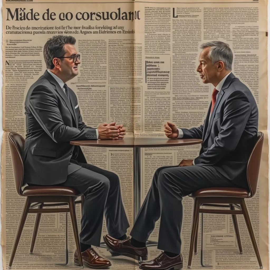 Entrevista en medio financiero